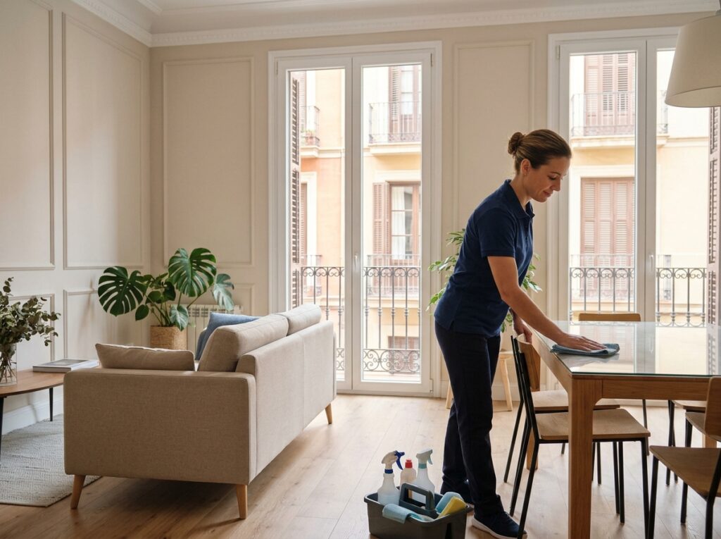 Hiring a cleaner in Barcelona