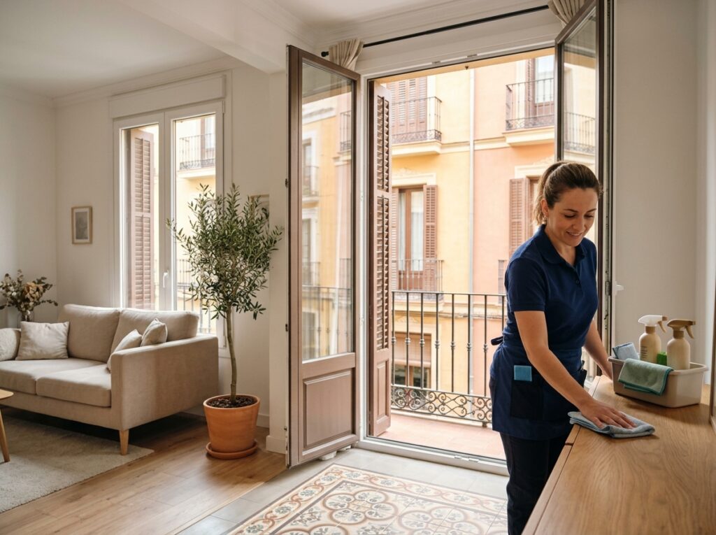 Hiring a cleaner in Barcelona